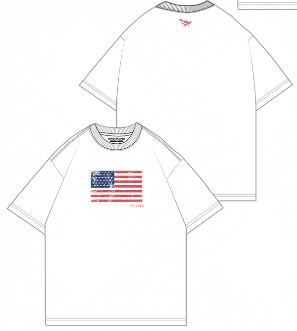 Planes Black Diamond Flag Tee