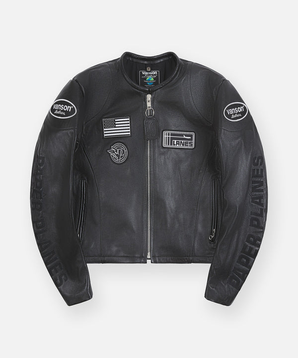 Vanson x Planes Leather Moto Jacket