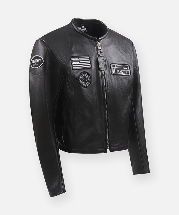 Vanson x Planes Leather Moto Jacket