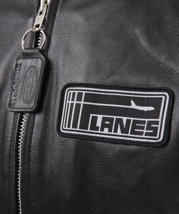 Vanson x Planes Leather Moto Jacket