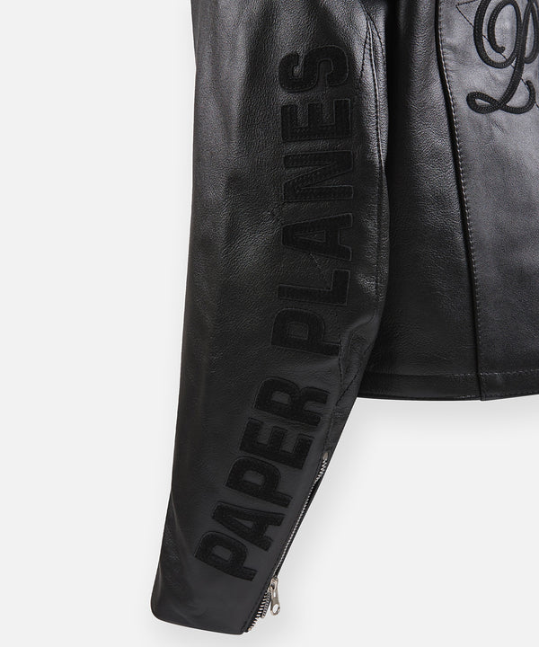 Vanson x Planes Leather Moto Jacket