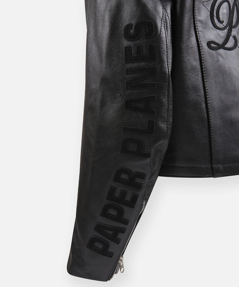 Vanson x Planes Leather Moto Jacket