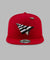 CRIMSON CROWN 9FIFTY SNAPBACK WITH GREY UNDERVISOR