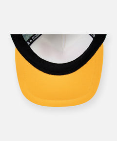  Yellow undervisor on Planes Greatness Trucker Hat color White.