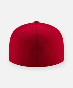 Crimson Crown Fitted Hat