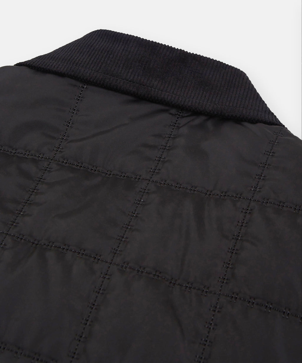 CD Diamond Zipped Bomber Jacket Gray Technical Jacquard